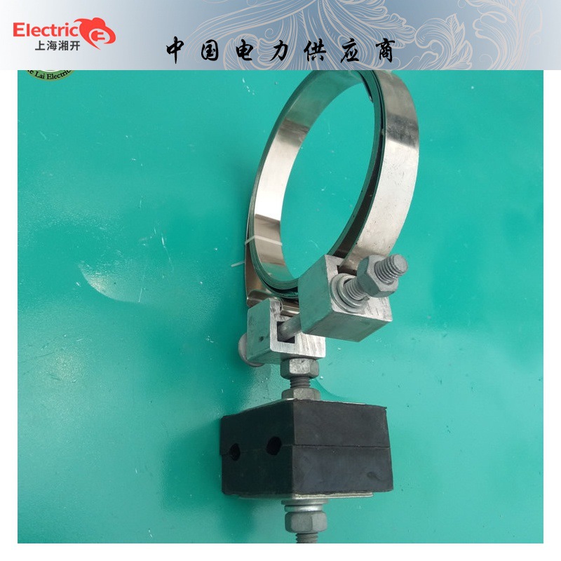 ADSS光缆引下线夹杆用光缆钢带固定线夹