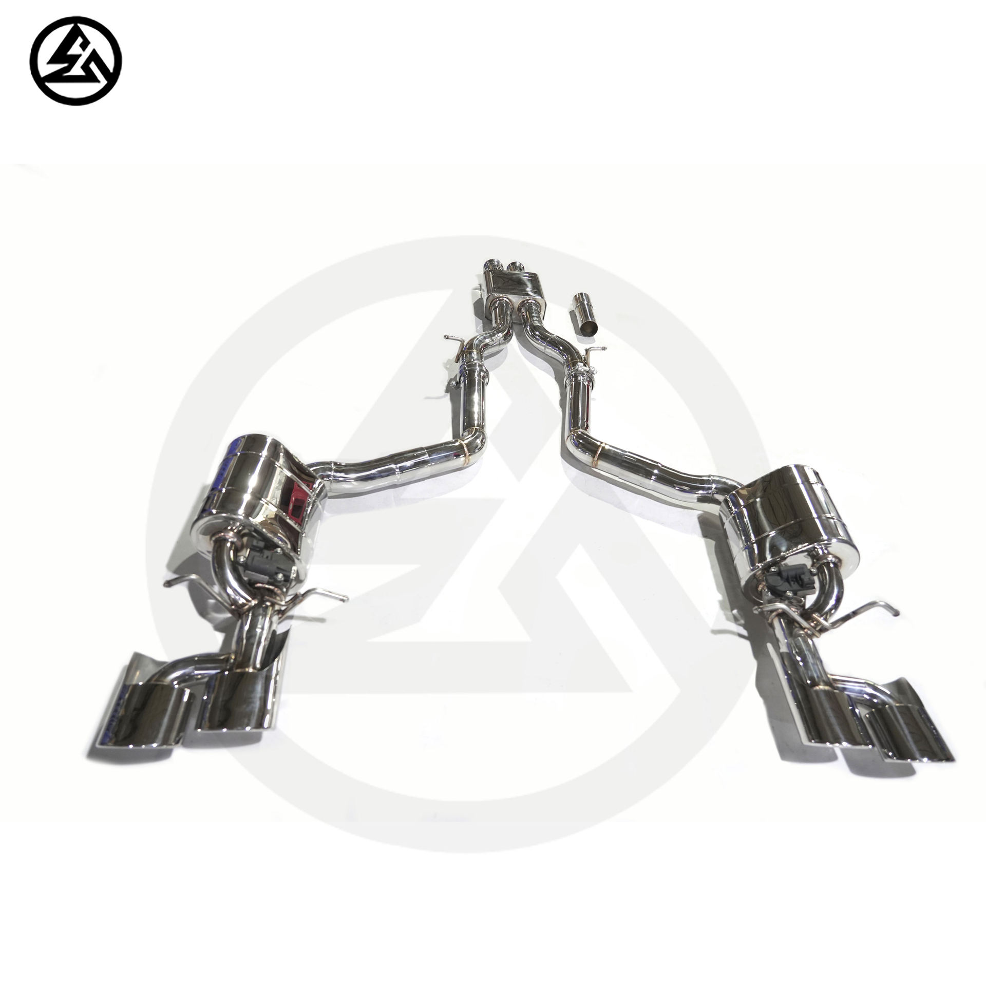 Suitable for Mercedes-Benz C63 AMG W204 6.2L mid-rear exhaust system with valves