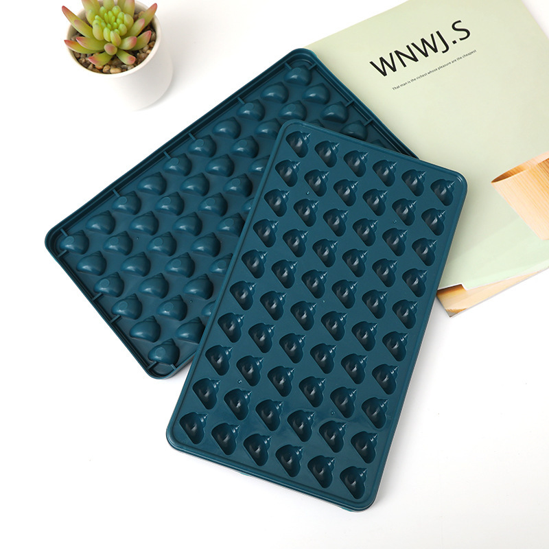 Nuevo molde de cubo de hielo de verano con tapa bandeja de hielo forma de concha creativa 60 rejilla cubo de hielo caja de hielo fabricante