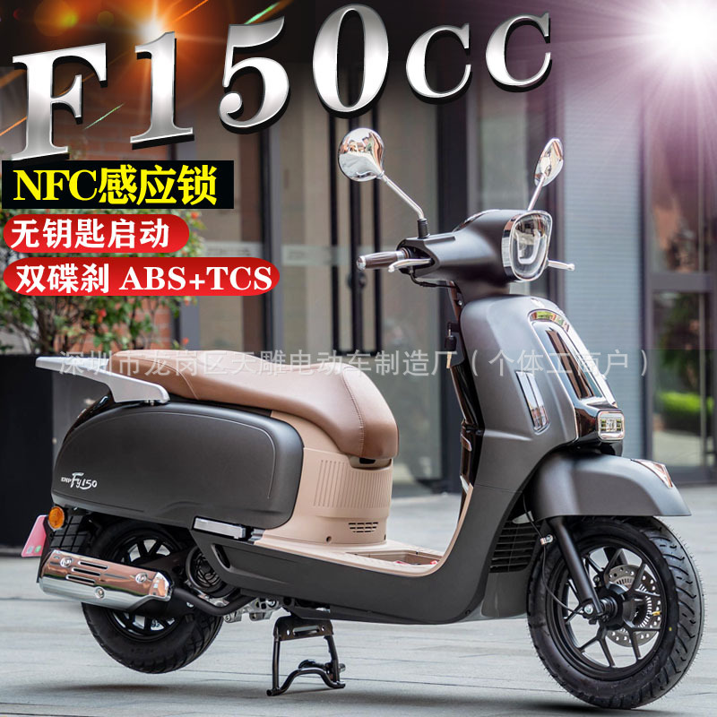 Auténtico Flying Eagle F150 retro literatura y arte motocicleta de dos ruedas Guo Si inyección eléctrica paso alternativo puede ser marca pedal de combustible nuevo