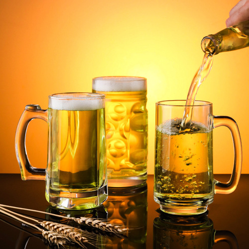 Craft beer cup Internet celebrity creative household glass draft beer cup thickened bar large capacity personalized wine cup commercial