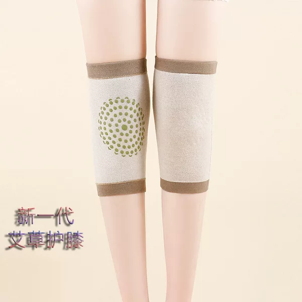 Live broadcast Wormwood kneecap cover sheath warm old cold leg hot compress paint joint leg protector for men and women cold-proof for the elderly