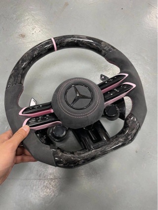 Suitable for Mercedes-Benz Dragonfly Amg Steering Wheel Abcegrsv Class Old Model Upgrade Modification New Carbon Fiber Steering Wheel