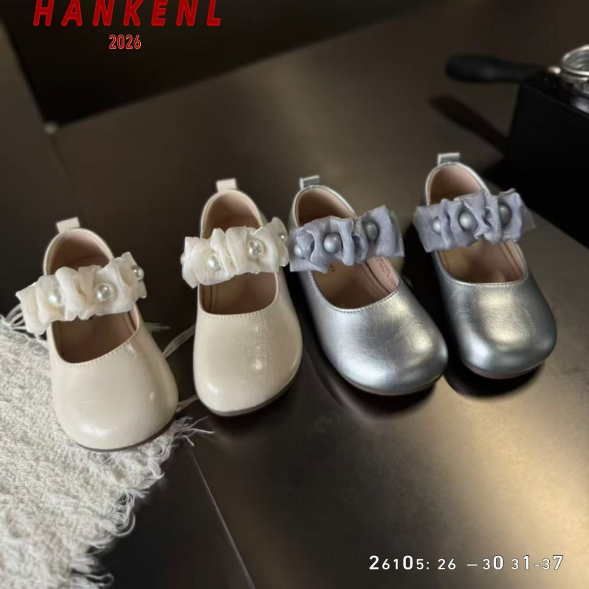 童鞋批发2026年秋季新品儿童韩版时尚洋气小女孩软底公主小皮鞋