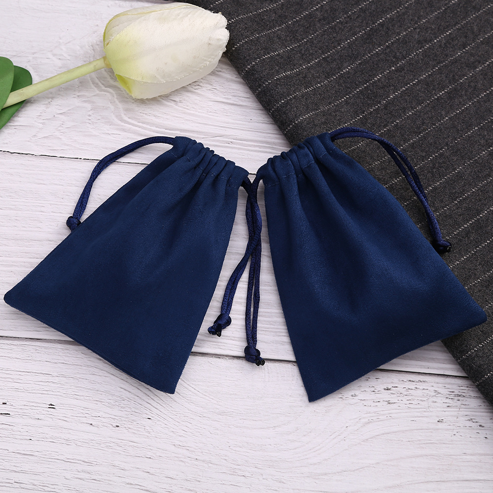 30g Weight Jewelry Packaging Bags Classification 1 Piece Quantity Daily Occasion Solid Color Pattern Drawstring Design Retro Style 1 Piece Retro Solid Color Cloth Drawstring Jewelry Packaging Bags 7