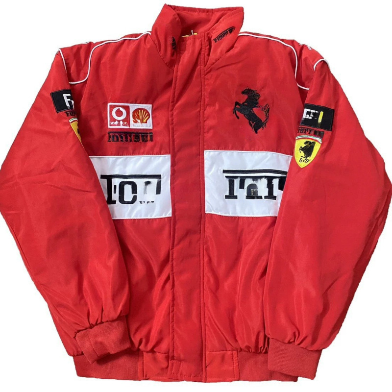25 Cross-Border Best-Selling F1 Jackets, French Racing Jackets, Fully Embroidered Rally Jackets, Racing Cotton Jackets