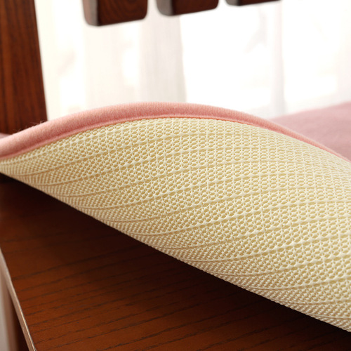 Four Seasons Thickened Anti-Slip Plush Chair Cushion Sponge Office Student Seat Cushion Dining Chair Cushion Car Seat Pad