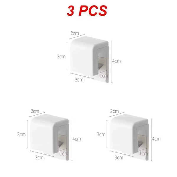 Cross-border 3-pack + OPP bag + labeling [white style] toothpaste holder