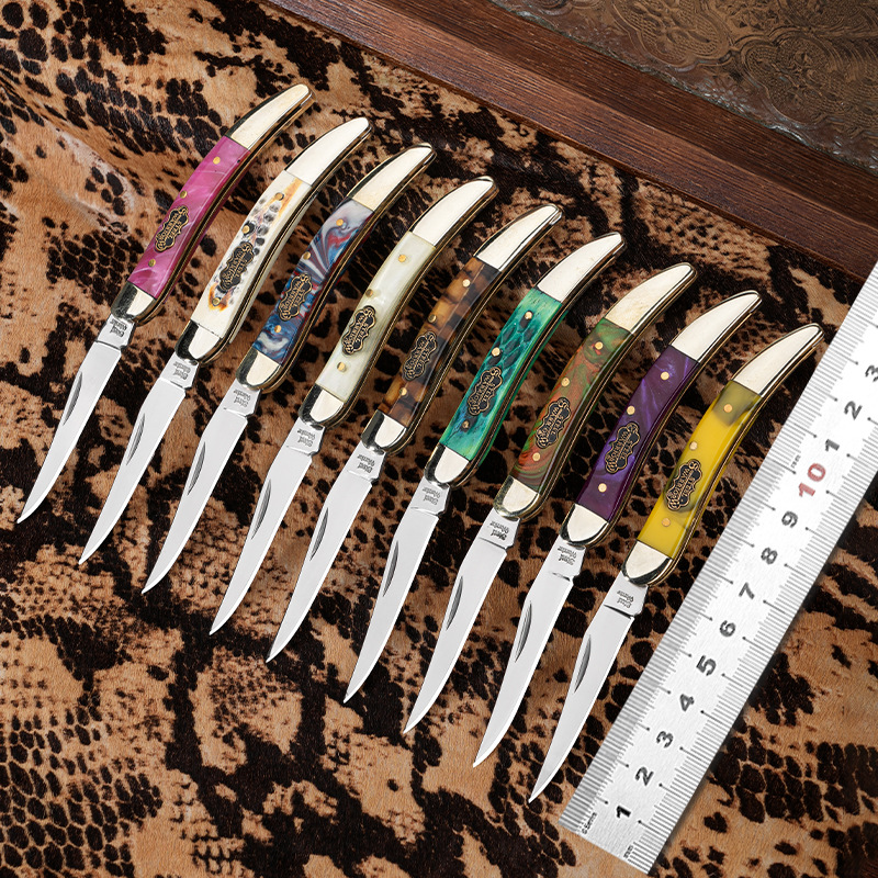 克莱恩手工小刀迷你折叠刀拆快递开箱刀户外便携刀具不锈钢水果刀