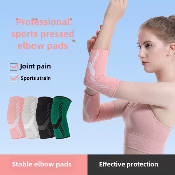 Stretch Nylon Knitted Elbow Pads, Outdoor Sports Protective Gear, Men's and Women's Arm Guards, Extended Wrist Guards, Sweat-Wicking, Breathable Cycling