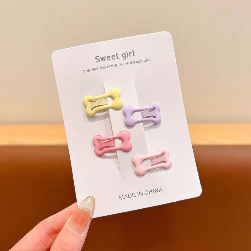 Color caramelo, simple y de moda, estrella del amor, pinza para el cabello dulce, personalidad de niña, pinza lateral, pinza para el cabello rota, accesorios para el cabello para niños