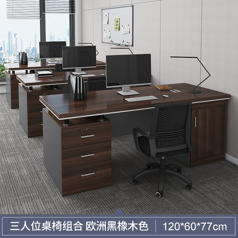 Mesa y silla de personal personal personal mesa de oficina de finanzas mesa de personal mesa de jefe mesa de escritorio doméstico mesa de ordenador