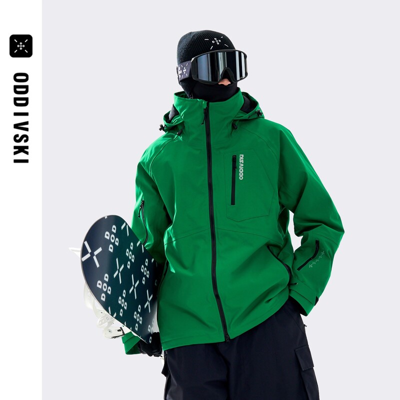 oddivski a generation of professional niche ski clothing men's and women's veneer coat waterproof windproof double ski clothing