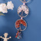 Seven-wheel Crystal Gravel Tree of Life Pendant Seven-color Hand-woven Hanging Ornaments Room Living Room Wall Decorations Delivered