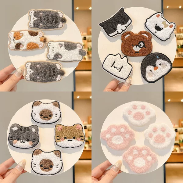 Sweet cartoon hair styling tool for bangs, cute autumn and winter magic tape, 2026 new style, fun forehead hair accessory
