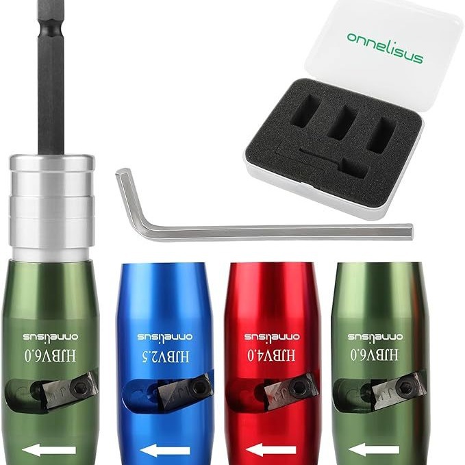 2024新款便携式钻头铝合金剥线器工具，专业电工快速剥线工具