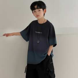 男童夏季短袖t恤韩版儿童夏款半袖2026新款大童装夏装痞帅潮T批发