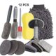 Cross-Border Hot Selling Car Beauty Brush 10-Piece Car Wash Tool Combination Cleaning Set Tool Brush Detail Brush