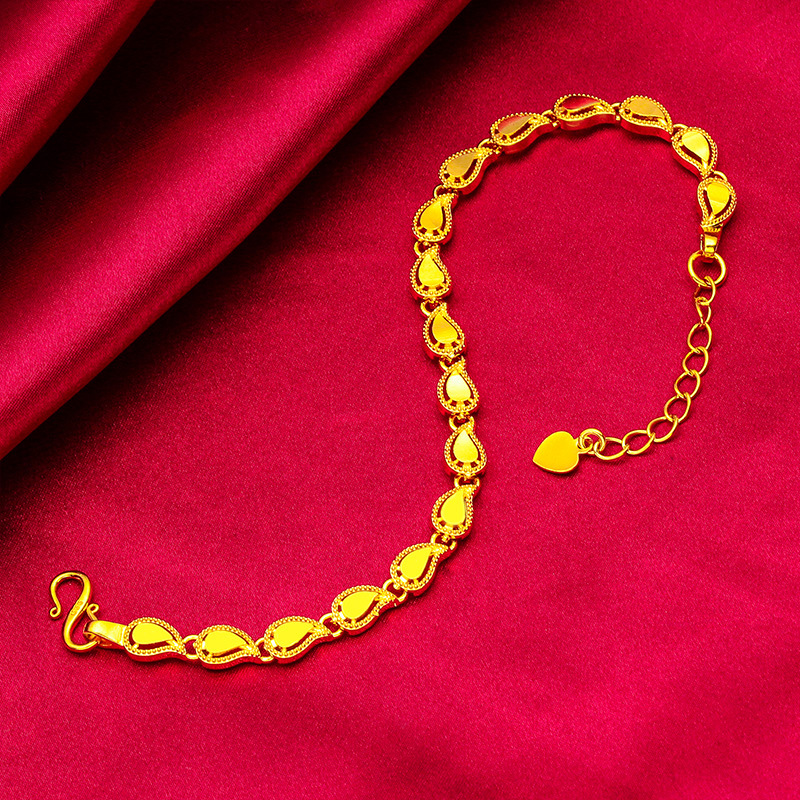 Bracciale unisex alla moda con goccia d'acqua e bracciale luminoso_voghion.com