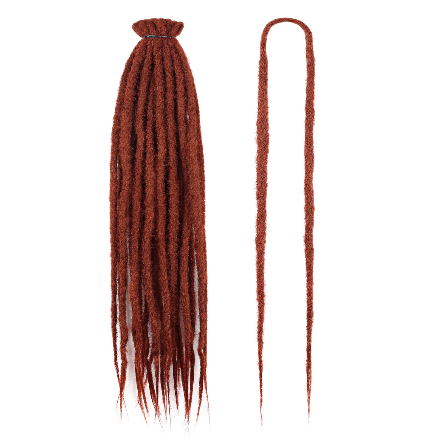 Exportación de comercio exterior europea y americana peruca de crochet una sola mano frotando trenzas africanas hip-hop 24 pulgadas trenzas perucas rectas trenzas