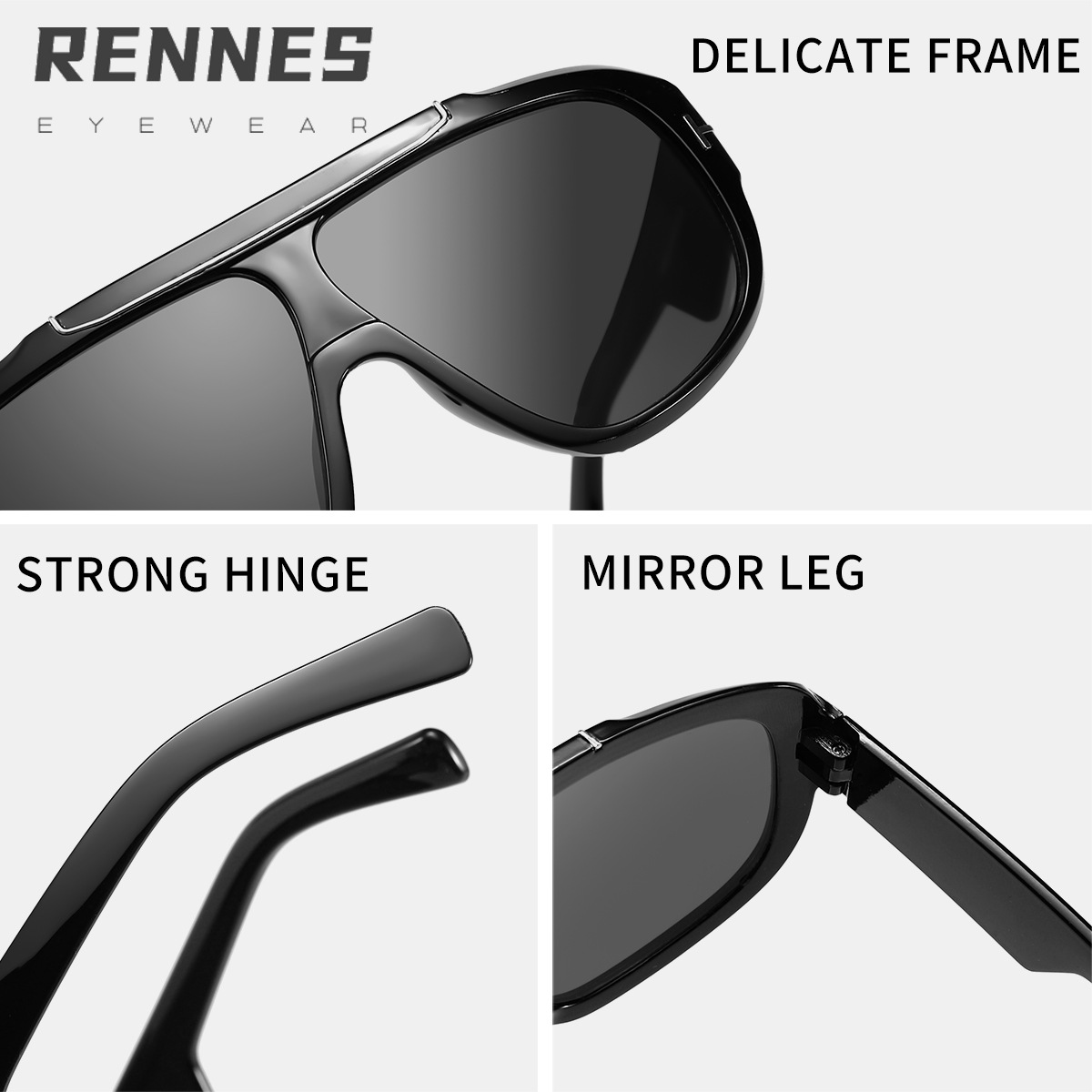 Nuevo espejo de sapo con letras de forma especial de marco grande europeo y americano transfronterizo para hombres y mujeres