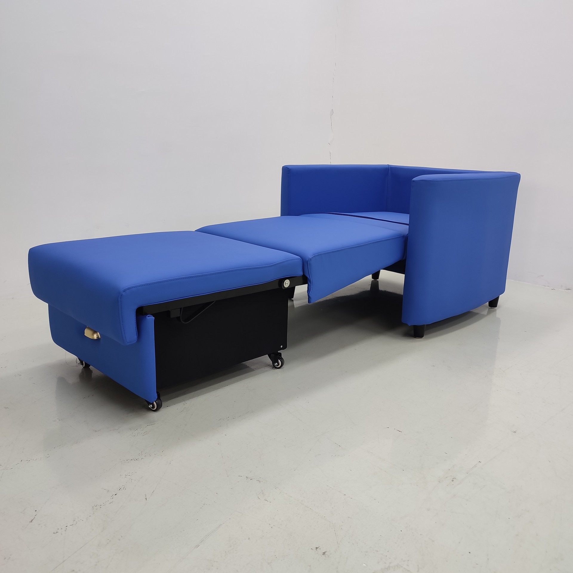 Moderno simple plegable multifuncional sofá cama de almacenamiento de una sola persona tecnología de tela de oficina almuerzo sofá cama