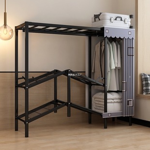 2025 Wardrobe Home Bedroom Folding Simple Fabric Wardrobe Rental Room Sturdy Durable Steel Frame Storage Cabinet Wardrobe Free