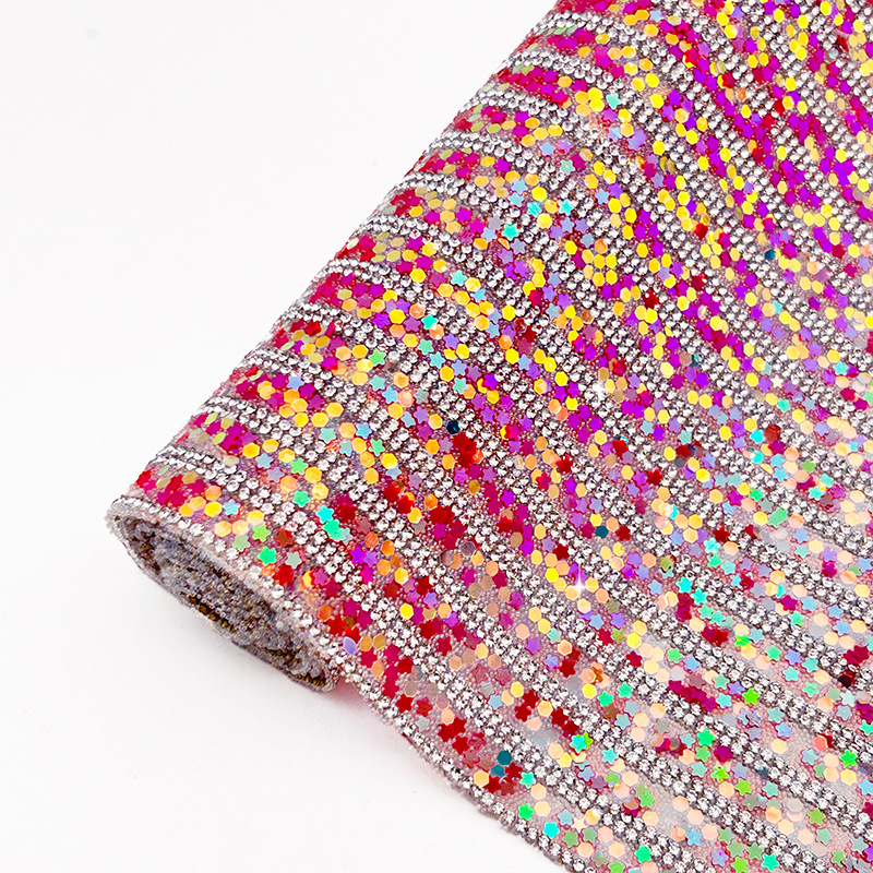 Personalidad creativa sequinilla fiesta joyas decoración fiesta ficha accesorios de perforación de perforación caliente