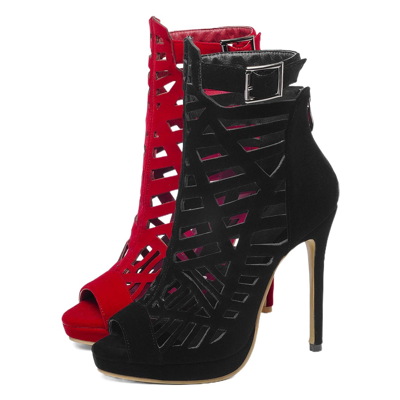 Заказ 2019 летние новые внешние торговые сексуальные тонкие каблуки Супер Высокий каблук рыбий рот 28-52 размера крутые сапоги для женщин