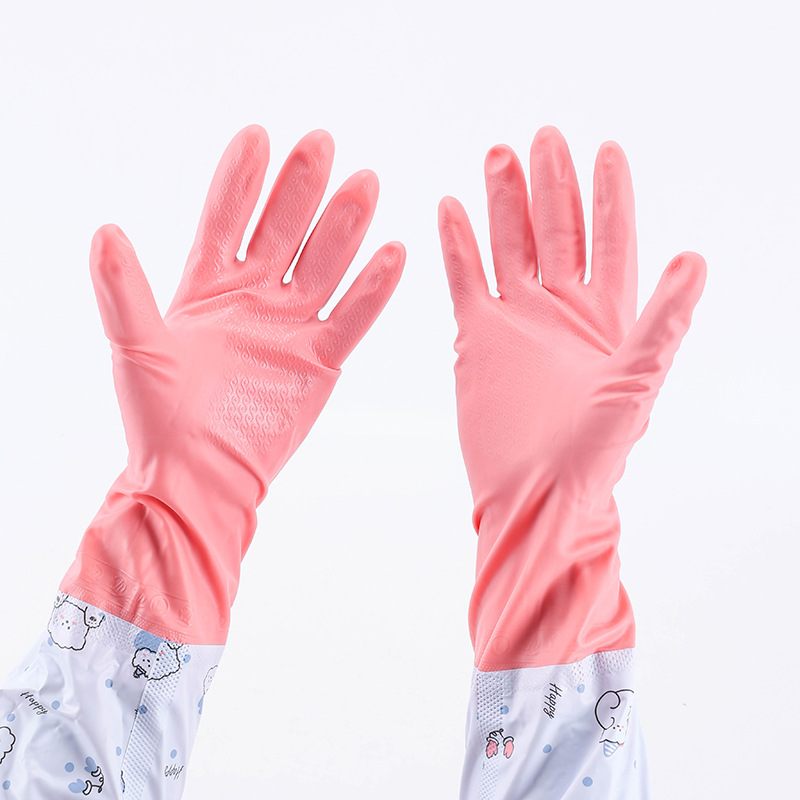 Guantes de Tareas Domésticas para Cocina de PVC, Impermeables, Térmicos y Engrosados