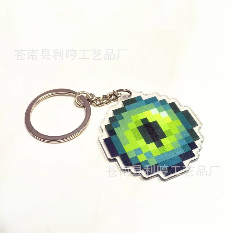 Cartoon acrylic keychain, backpack accessory