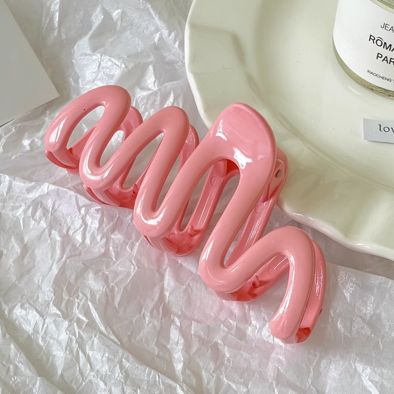 Clip de agarre de verano de gran tamaño, horquilla para el cabello en la parte posterior de la cabeza, gran cantidad de cabello femenino, tocado de clip de tiburón 2024 nueva horquilla