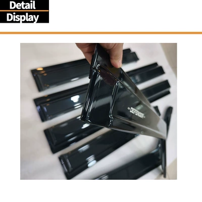 Defender 110 Windows visors — Rain shield