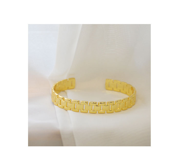 Fashion C-shaped bracelet exquisite opening watch chain titamium steel bracelet