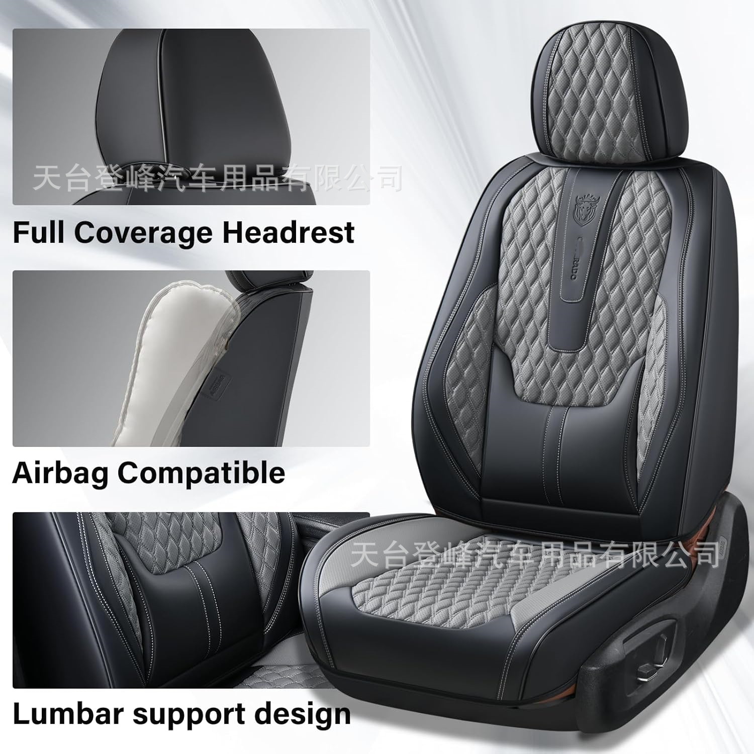 Car Leather Seat Covers Are Suitable for Most Sedans, Suvs, Pickup Trucks, Tacoma, Toyota Hilux, Ford 150