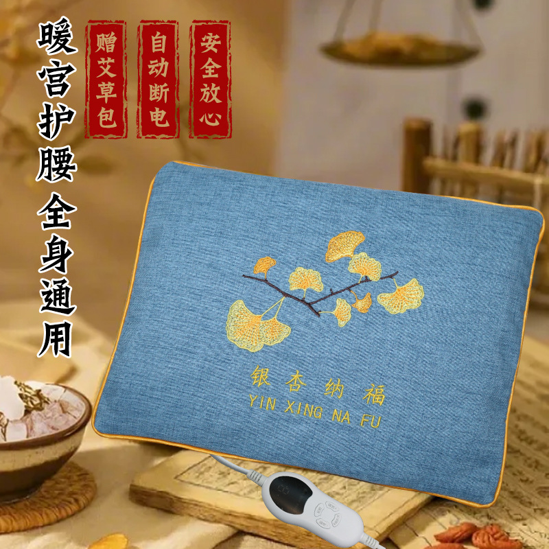 电加热盐袋海盐热敷包粗盐热袋敷理包家用艾灸垫暖腰暖腹电热盐包