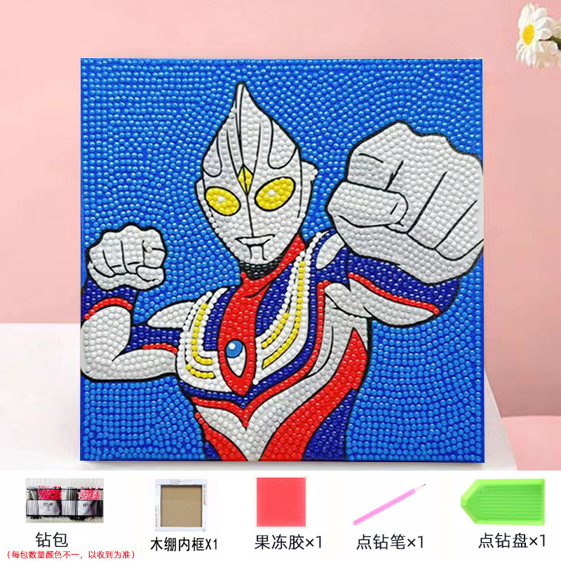 Envío gratis 20 * 20diy pintura de mampostería pintura de diamantes dibujos animados para niños anime pintura decorativa hecha a mano Kuromi con marco