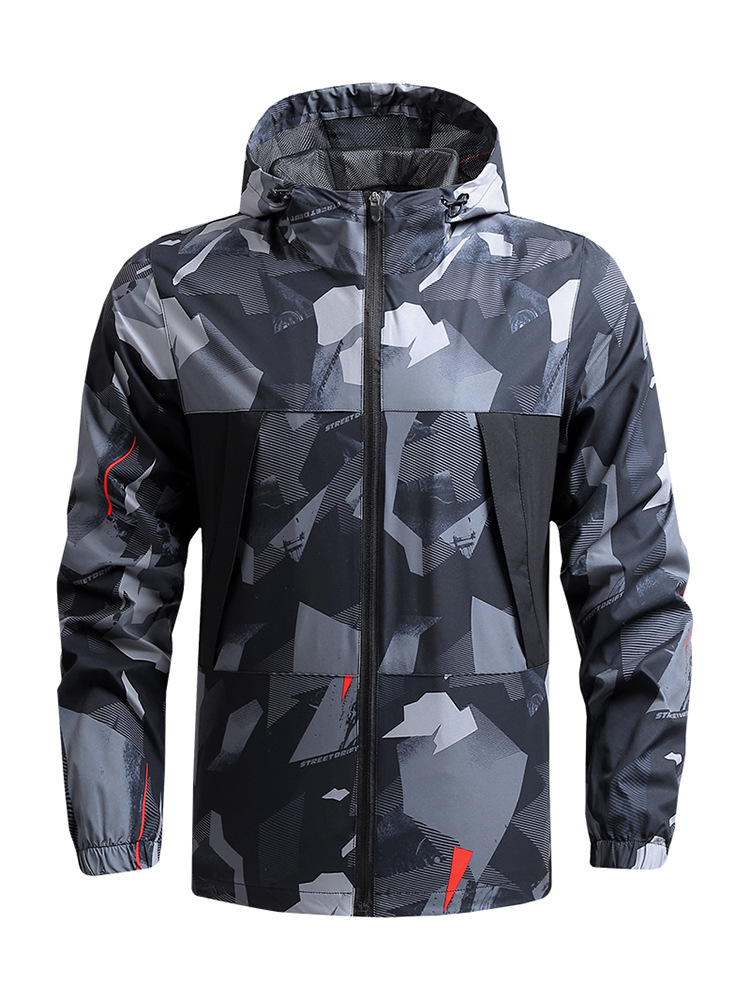 2021 Amazon chaqueta transfronteriza de primavera y otoño para hombres chaqueta casual delgada cazadora chaqueta deportiva al aire libre para hombres