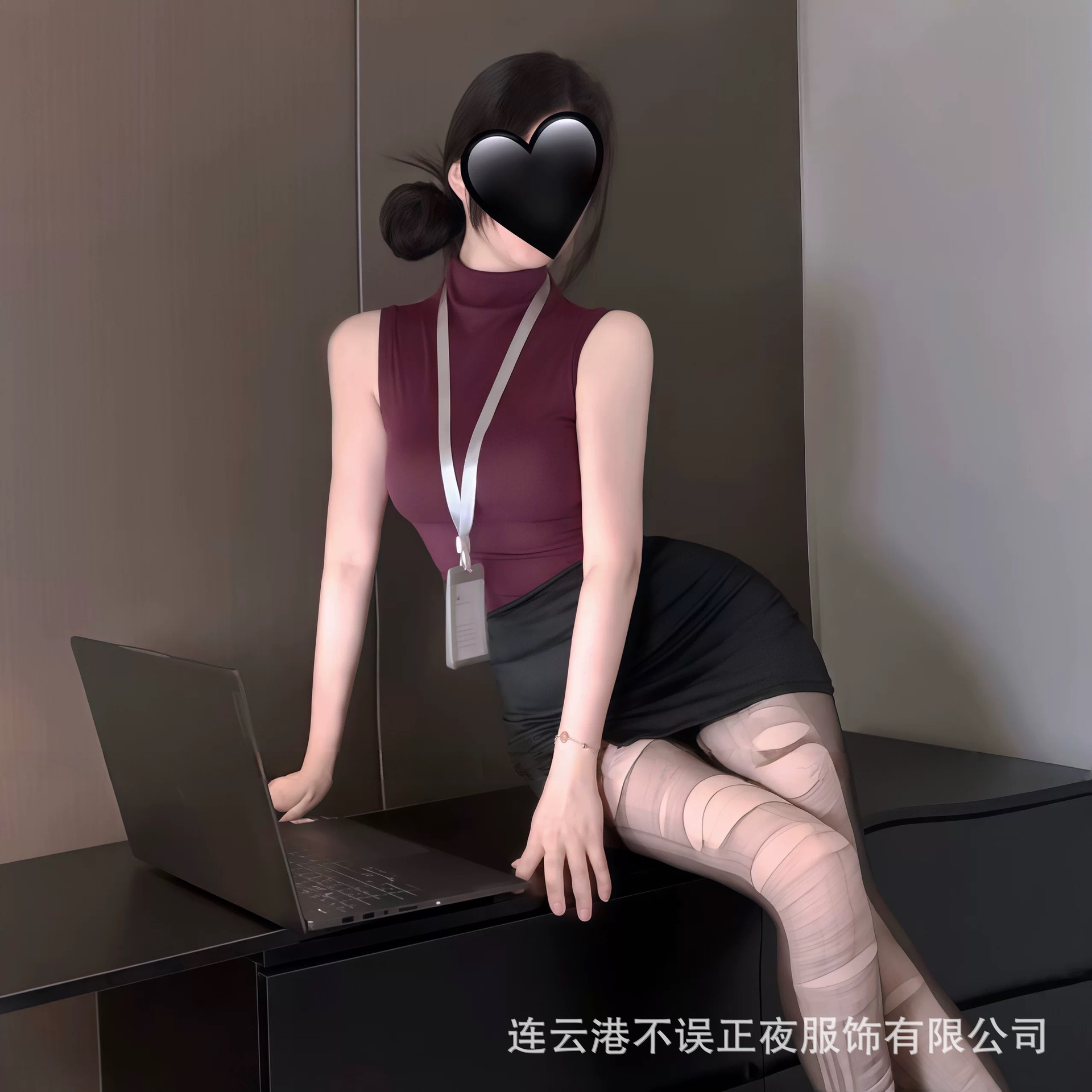 Sexy Lingerie, Sexy Secretary, Hip Skirt, Uniform Suit, Temptation Qqny Pajamas for Women