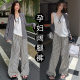 Pregnant Women's Pants Vertical Stripe Wide Leg Pants Summer New Fashion Western Style Casual Pants Spring and Summer Outer Wear Thin Pregnant Women