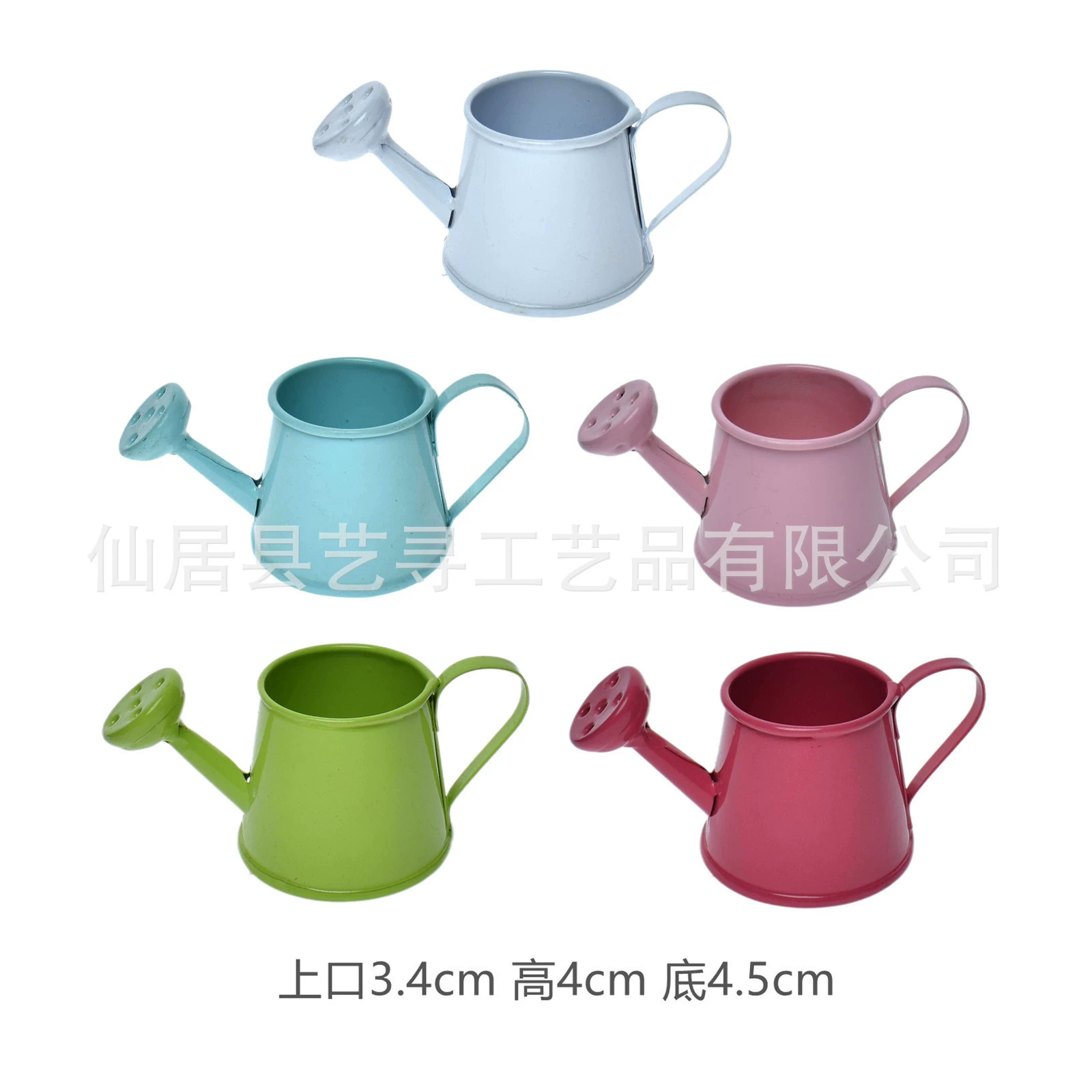 Цветной оловянный чайник для посыпки, креативный реквизит для домашней съемки, обучение детей Южной Кореи (без воды)