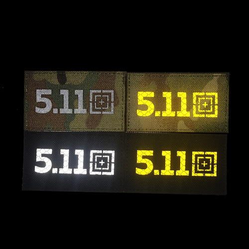 Tai Feng Carbon Fiber Version Reflective IR Fabric 511 Armband Velcro Backpack Sticker Morale Badge Night Identification Badge Patch