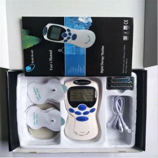 Multifunctional Digital Meridian Massager Chinese and English Electronic Pulse Massager Microcurrent Handheld Convenient Massager