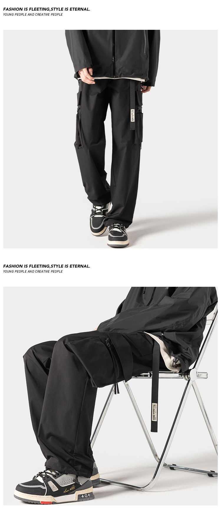 Men's Outdoor Tactical Windproof Waterproof Functional Pants_voghion.com
