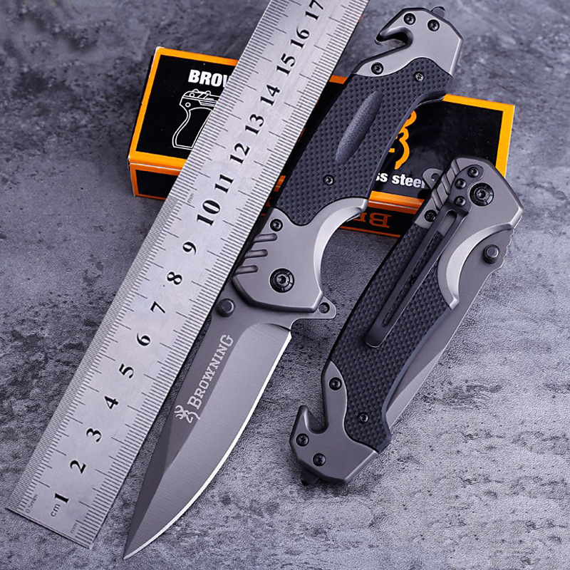 小刀高硬度户外折叠刀防身随身刀登山多功能刀露营折刀居家水果刀