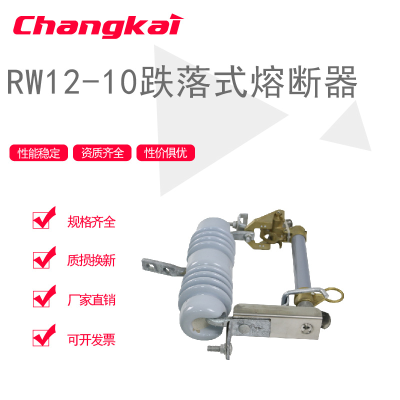 RW12-10 户外高压跌落式熔断器开关保险令克开关RW12-10/100-200A