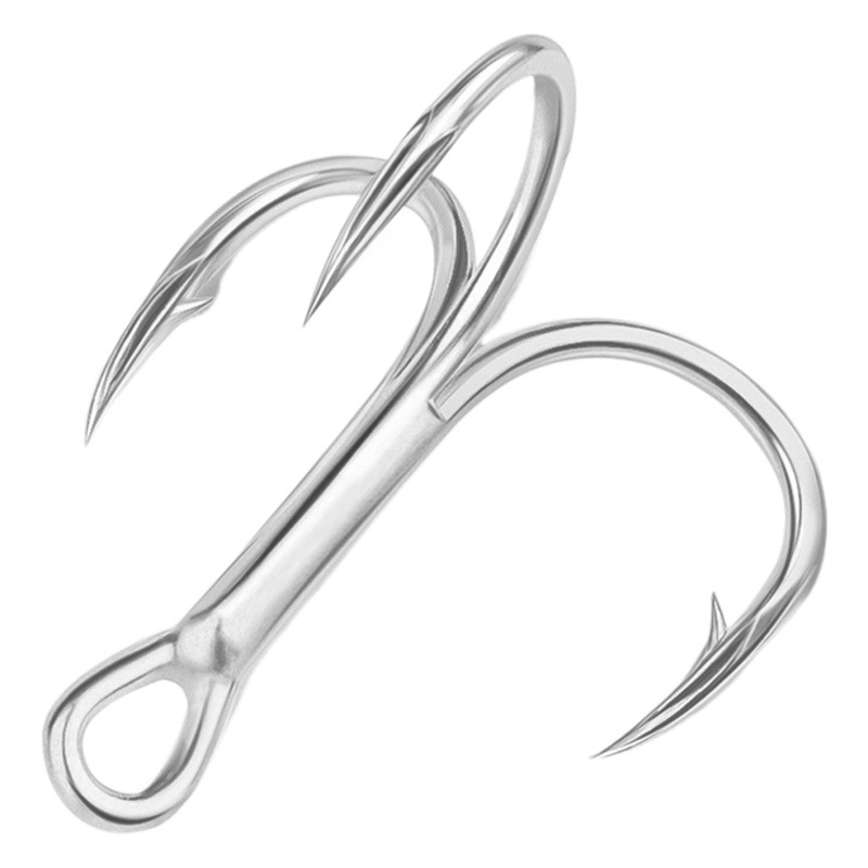 Three times strengthen three hooks blood tank tin anti-rust Super pull fishhook sea fishing Luya hook