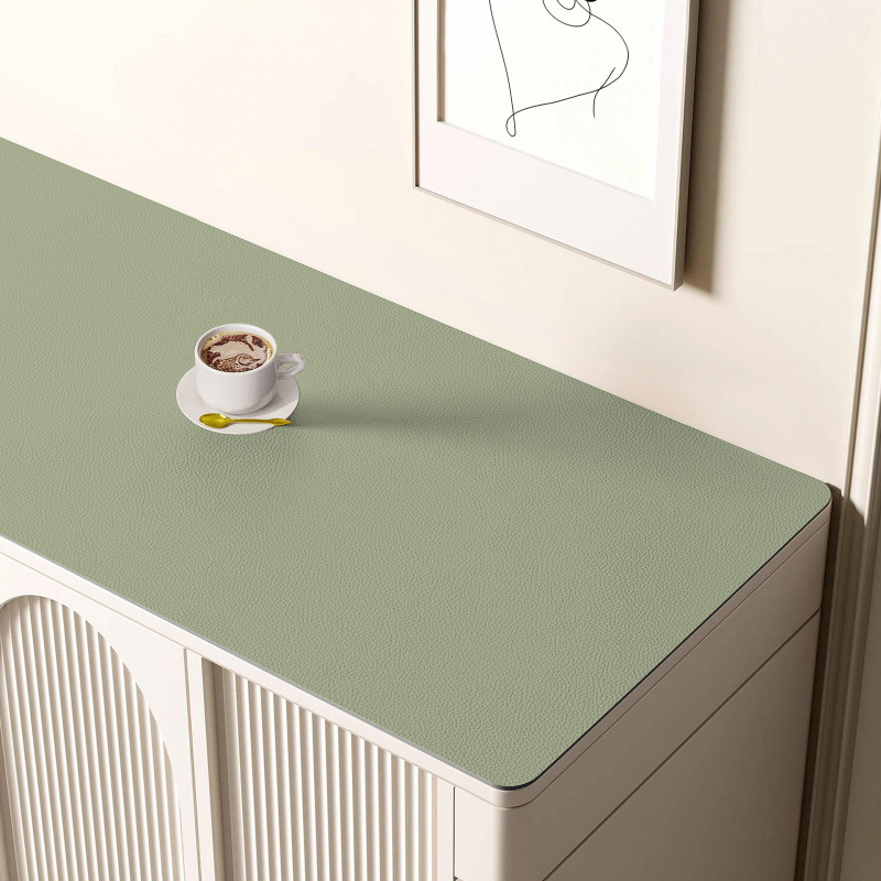 Estera de mesa de color sólido estera de gabinete de zapatos estera de cubierta de cubierta de cubierta de TV a prueba de aceite a prueba de agua a prueba de suciedad