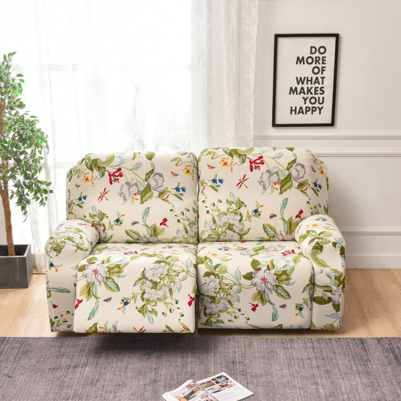 Functional Two-Seat Recliner Cover Cross-Border Elastic All-Inclusive Recliner Cover Rocking Chair Cover Sofa Cover Protective Cover Thickened Fabric