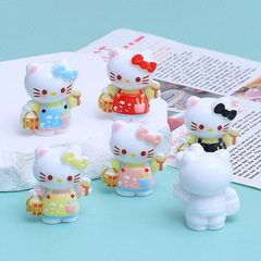 立体画家子猫漫画手作り diy 自家製ジュエリークリーム接着剤アクセサリー樹脂アクセサリー材料卸売